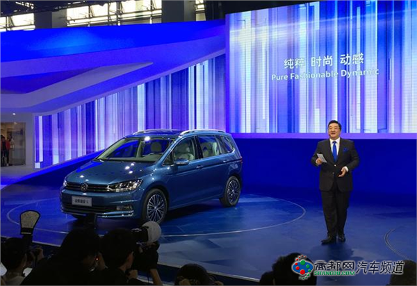 上海大众全新途安L车展首发 明年初上市