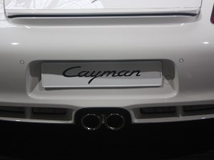 Cayman车尾